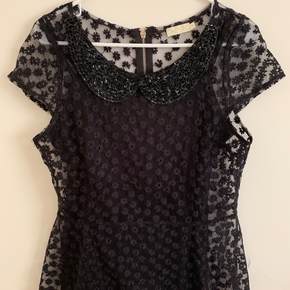 Black Net Top